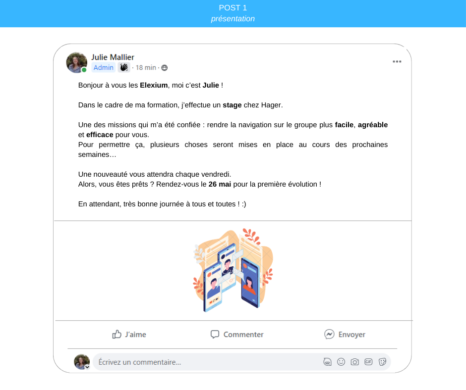 Canvas des publications Facebook