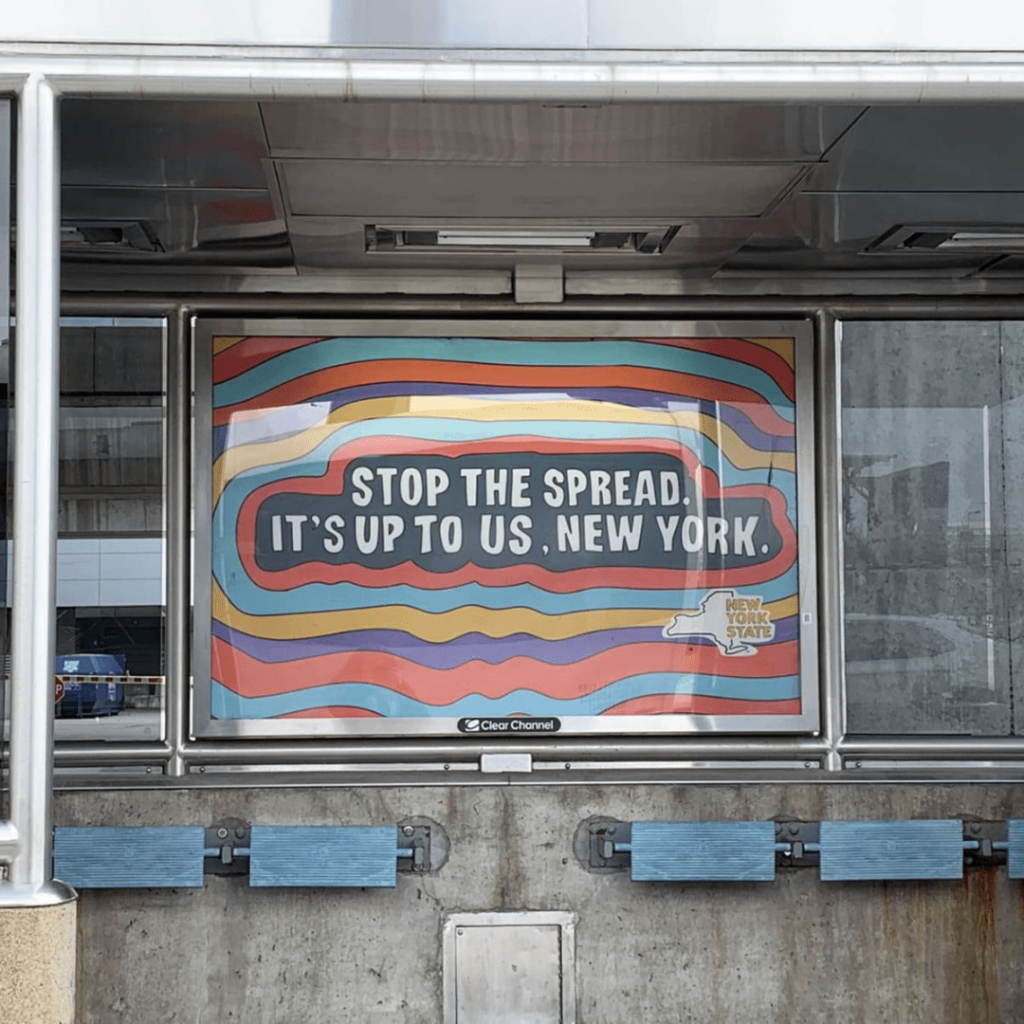 Panneau publicitaire NY