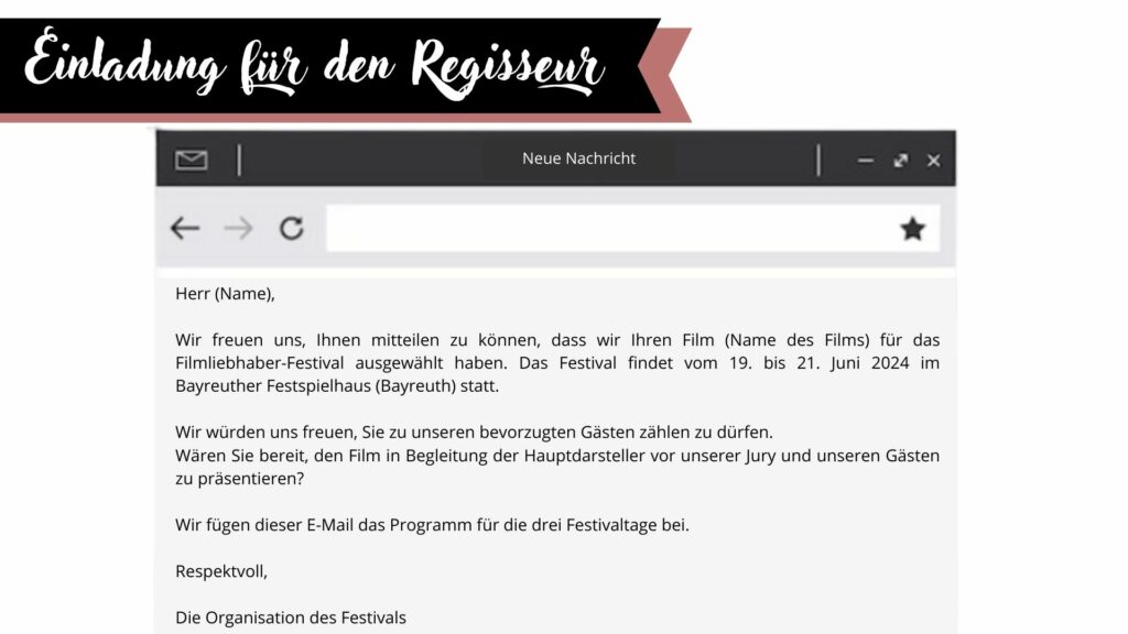 mail allemand