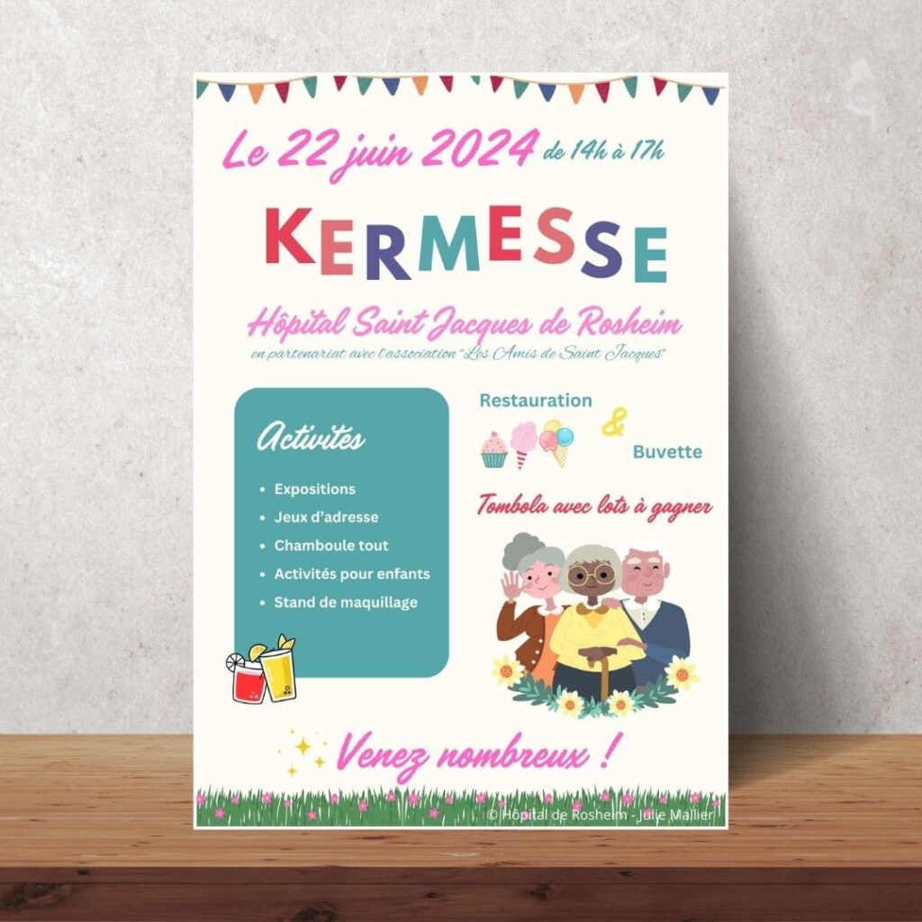 affiche EPHAD kermesse